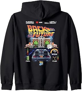 USJ　バック・トゥ・ザ・フューチャー　40周年記念　長袖Tシャツ　ブラック　L 先行セール開催中！40周年を迎えた『バック・トゥ・ザ・フューチャー